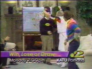 Some game shows live and some don't, but I thought Win Lose Or Draw was going to last longer than it did. It briefly came back in 1997.