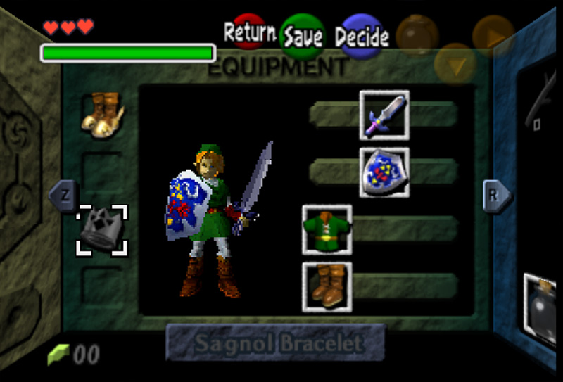 The Legend of Zelda - Ocarina of Time - Secret Warp Song! 